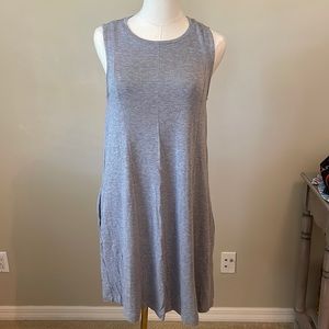Lou & Grey Grey Knit Tank Dress Size Small